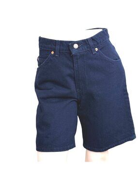 Levi Denim Shorts Womens 5 Blue High Waist Relaxed Fit Vintage 90s USA